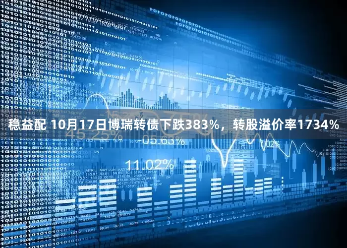 稳益配 10月17日博瑞转债下跌383%，转股溢价率1734%